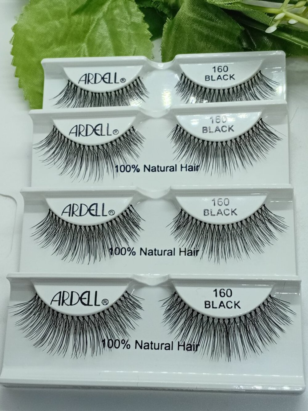 Ardell Eyelashes #160 Black All Natural 4 Packs